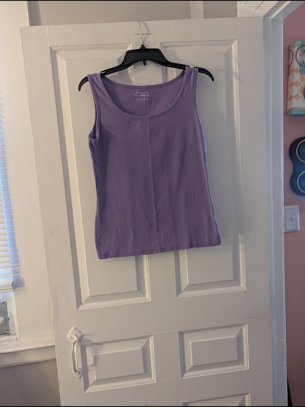 Talbots Lavender Scoop Neck Tank